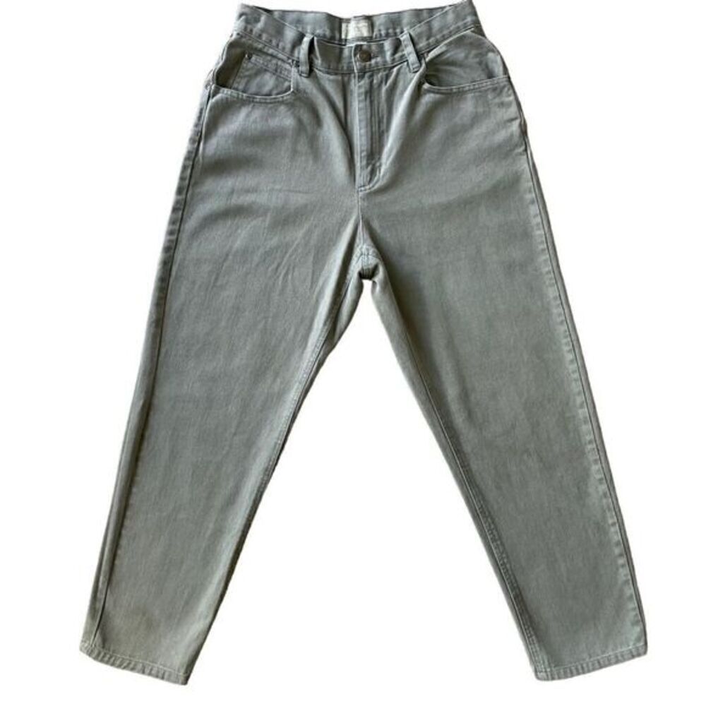 Liz Claiborne Olive Green High Waisted Vintage Mom Jeans Women’s Size Petite 12R